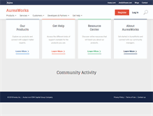 Tablet Screenshot of community.jivesoftware.com