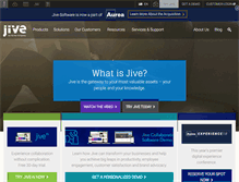 Tablet Screenshot of jivesoftware.com